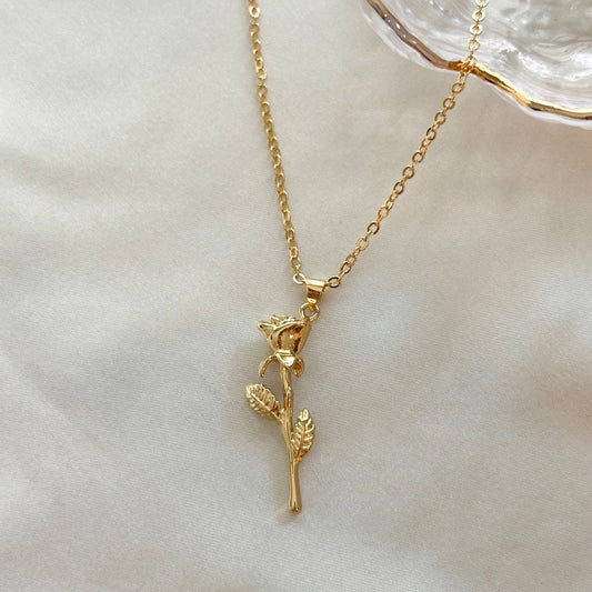 The Rooted Rose Necklace